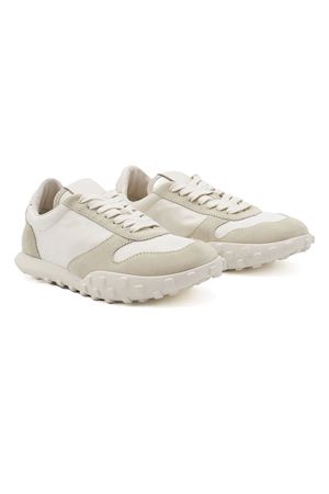 Sneakers in pelle bianco e beige JIL SANDER | J32WS0056P0156122